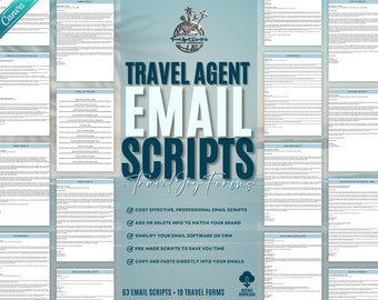 Travel Agent Email Templates Etsy