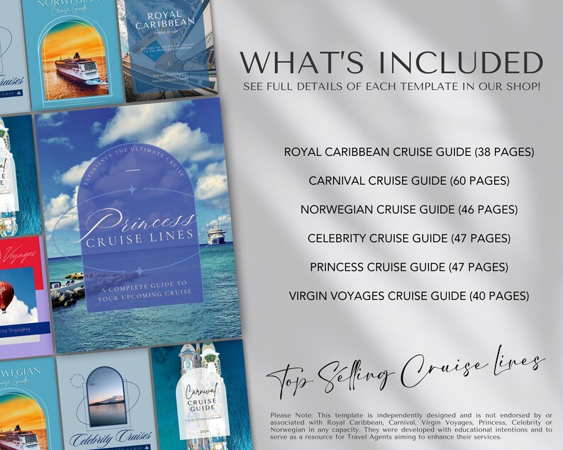 Cruise Guide Bundle, RCCL, Norwegian, Carnival, Celebrity, Princess ...