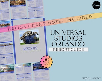 Universal Orlando Resort Guide, Theme Park Guide, Universal Florida, Vacation Theme Park, Travel Agent Templates, Universal Hotels