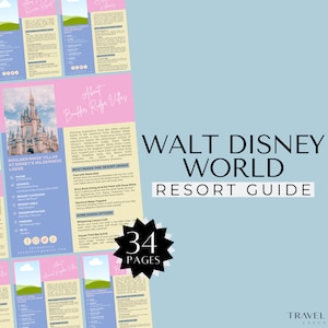 WDW Resort Guide 2024, Travel Agent Templates, Theme Park Guide, WDW Resort Locations