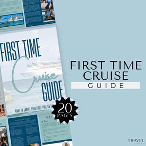 First Time Cruise Guide, Travel Agent Cruise Guide, Cruise Tips, Client Cruise Guide, Canva Template, Travel Agency Guide