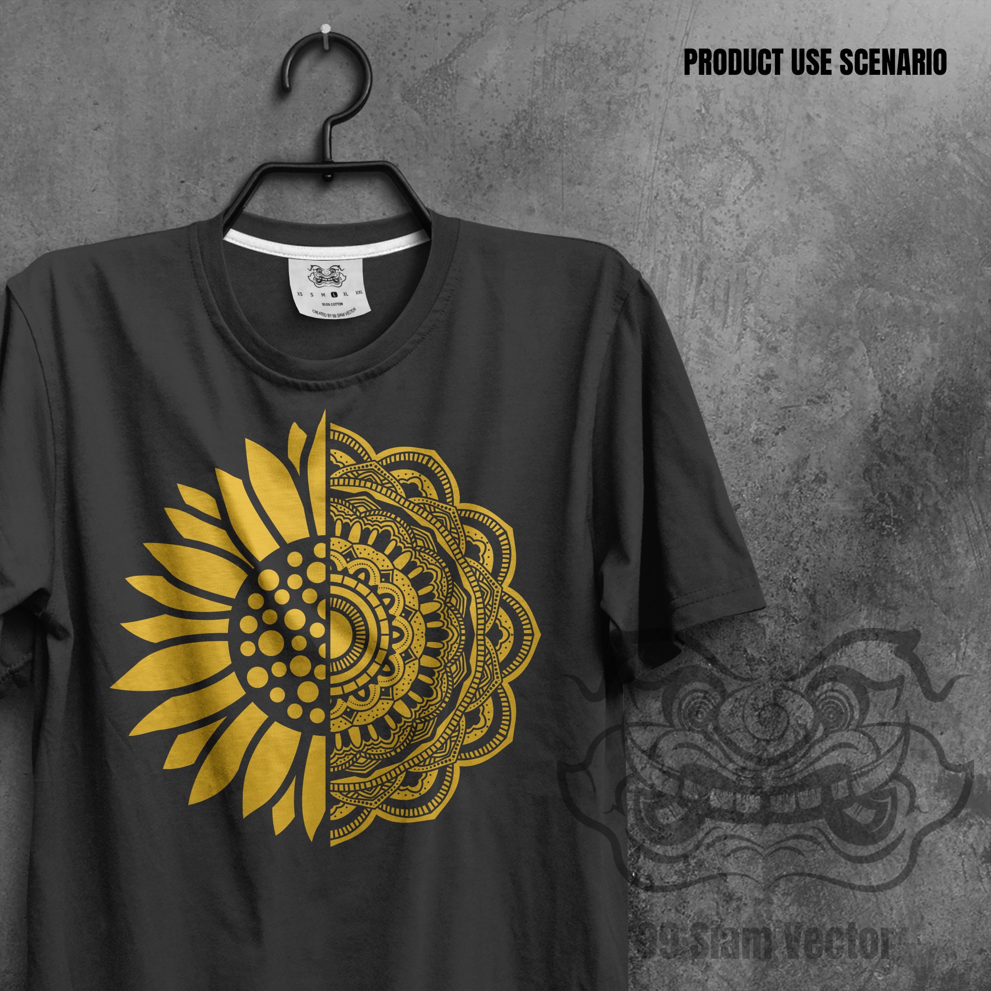 Download Sunflower mandala svg Sunflower decal Instant Digital | Etsy