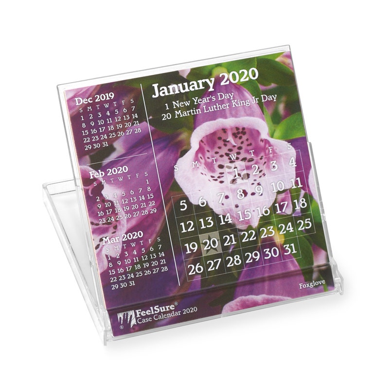 Office Desk Stand up Calendar Etsy