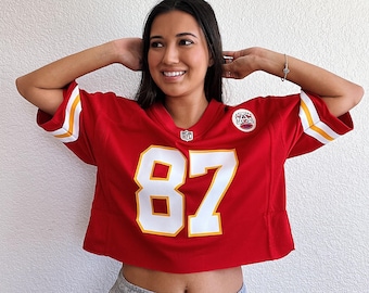 Travis Kelce Chefs Crop Jersey