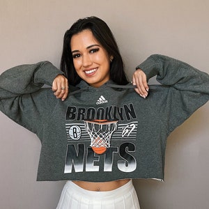 Sudadera con capucha Brooklyn Nets Crop