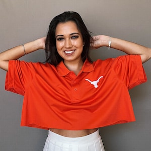 UT Texas Longhorns Crop Polo
