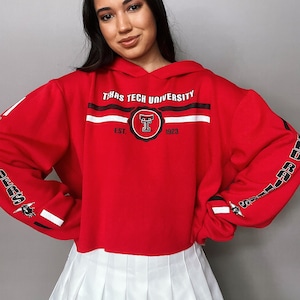 Texas Tech Crop Hoodie