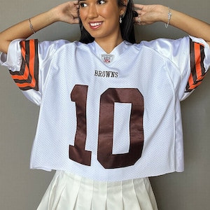 Cleveland Browns Crop Jersey Etsy