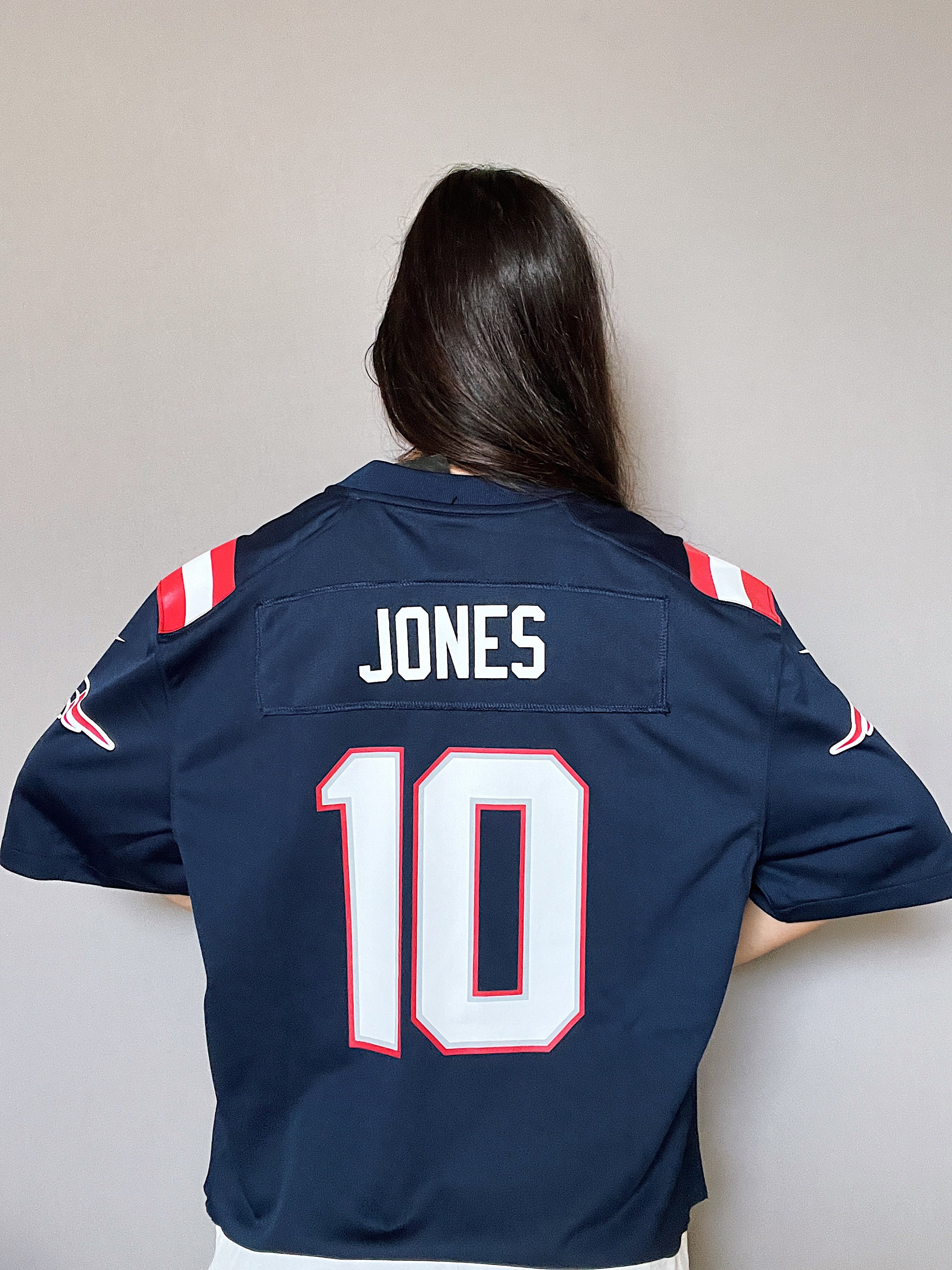 New England Patriots Jones Crop Jersey - Etsy
