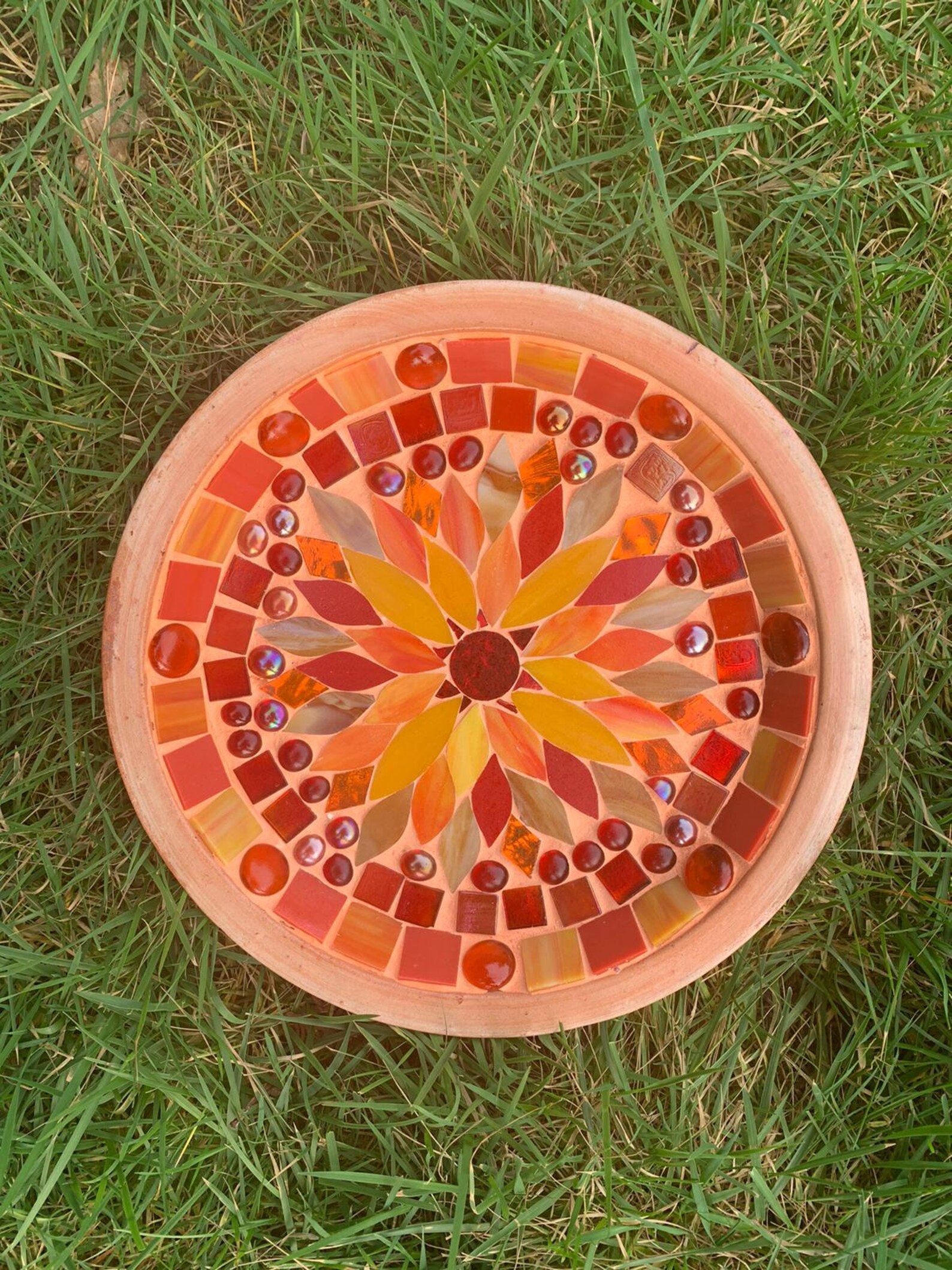 Mosaic Bird Bath Perfect Gift Ideas Etsy