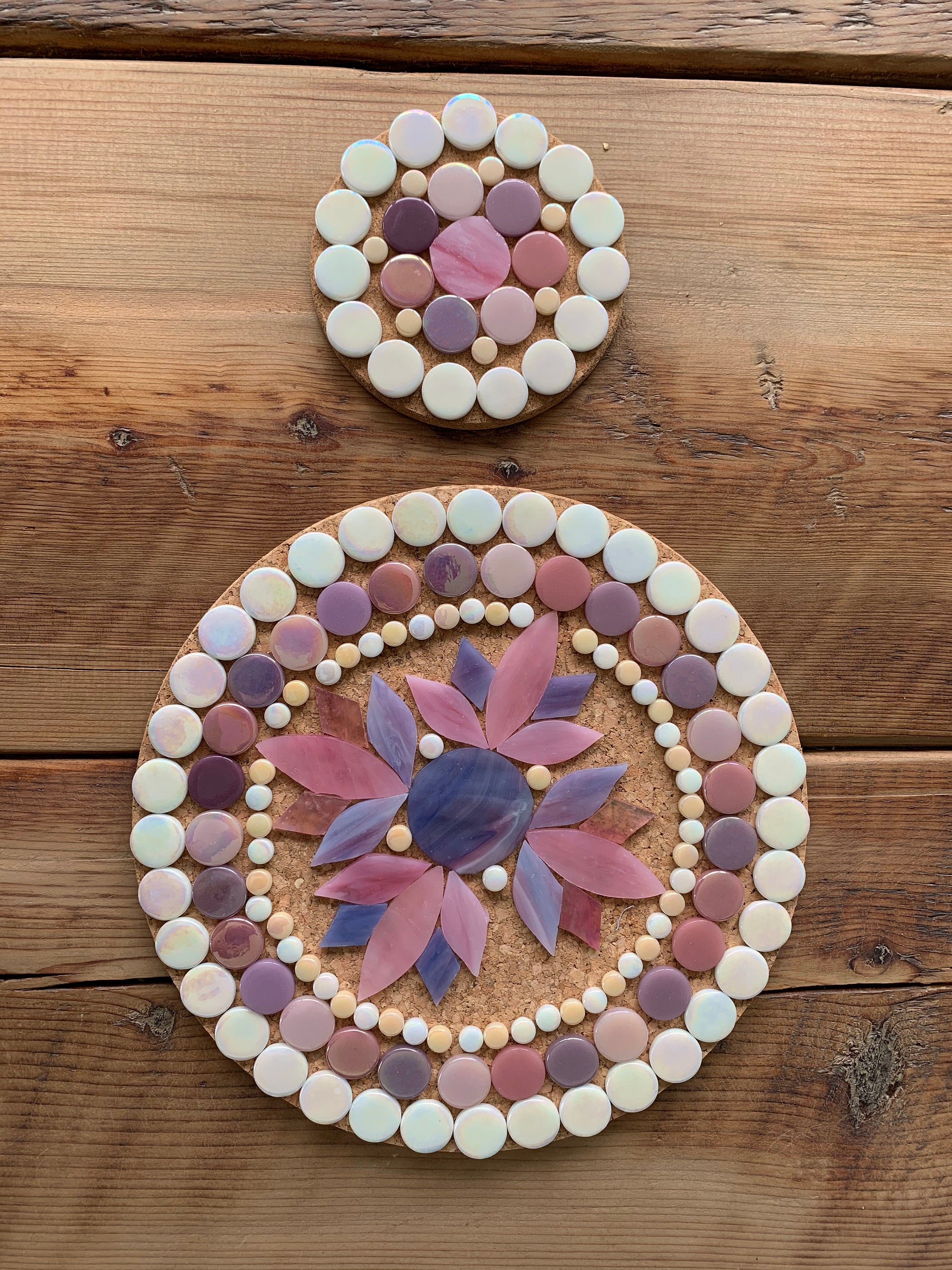 Mosaic Placemat and Coaster Kit DIY Kit At Home Activities Etsy