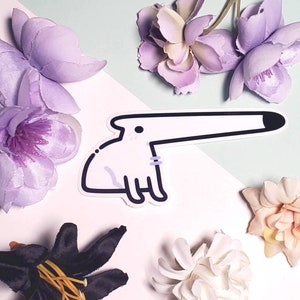 Borzoi Long Dog Clear Sticker