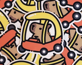Capybara Car Sticker