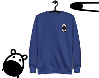 Dog Sniff Embroidered Sweatshirt