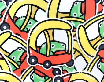 Froggy Car Sticker