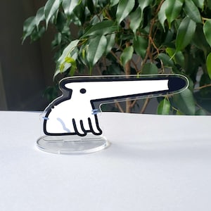 Long Dog Double Sided Acrylic Stand
