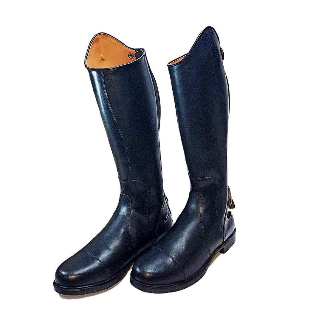 Rovadik Custom Made Riding Boots, Genuine Leather Riding Boots