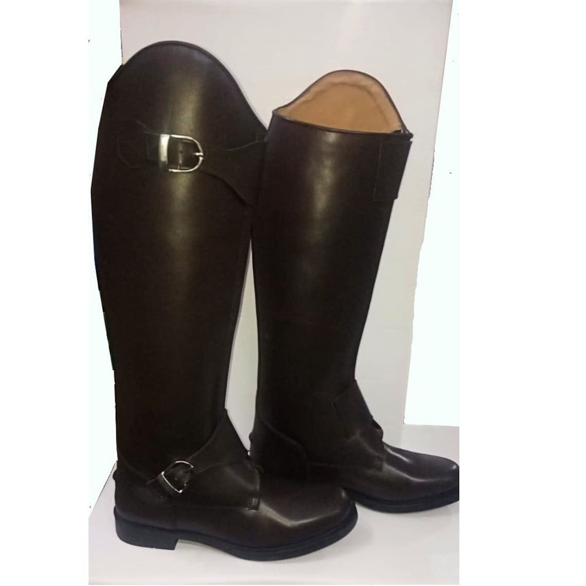 Rovadik Custom Made Riding Polo Boots, Genuine Leather Polo Riding