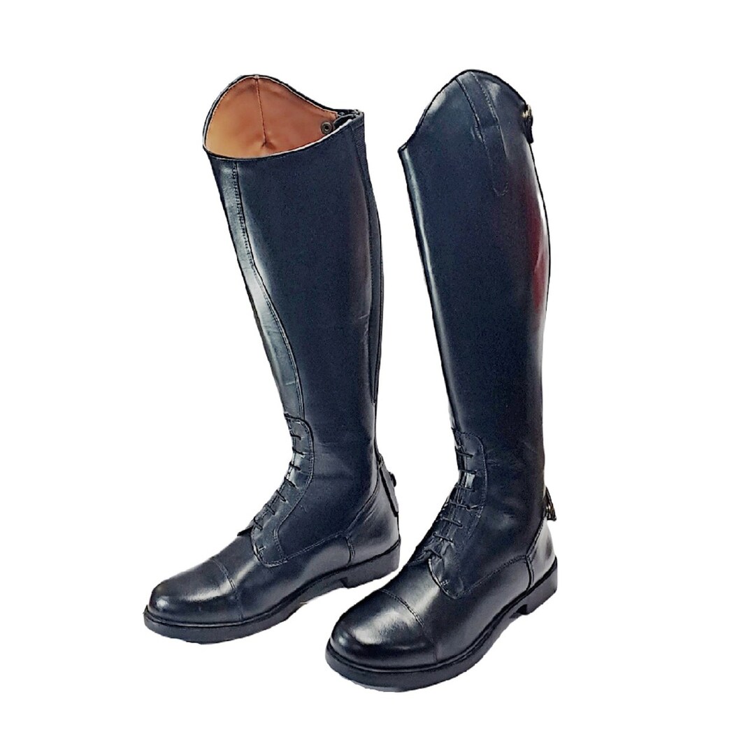 Rovadik Custom Made Riding Boots, Genuine Leather Riding Boots