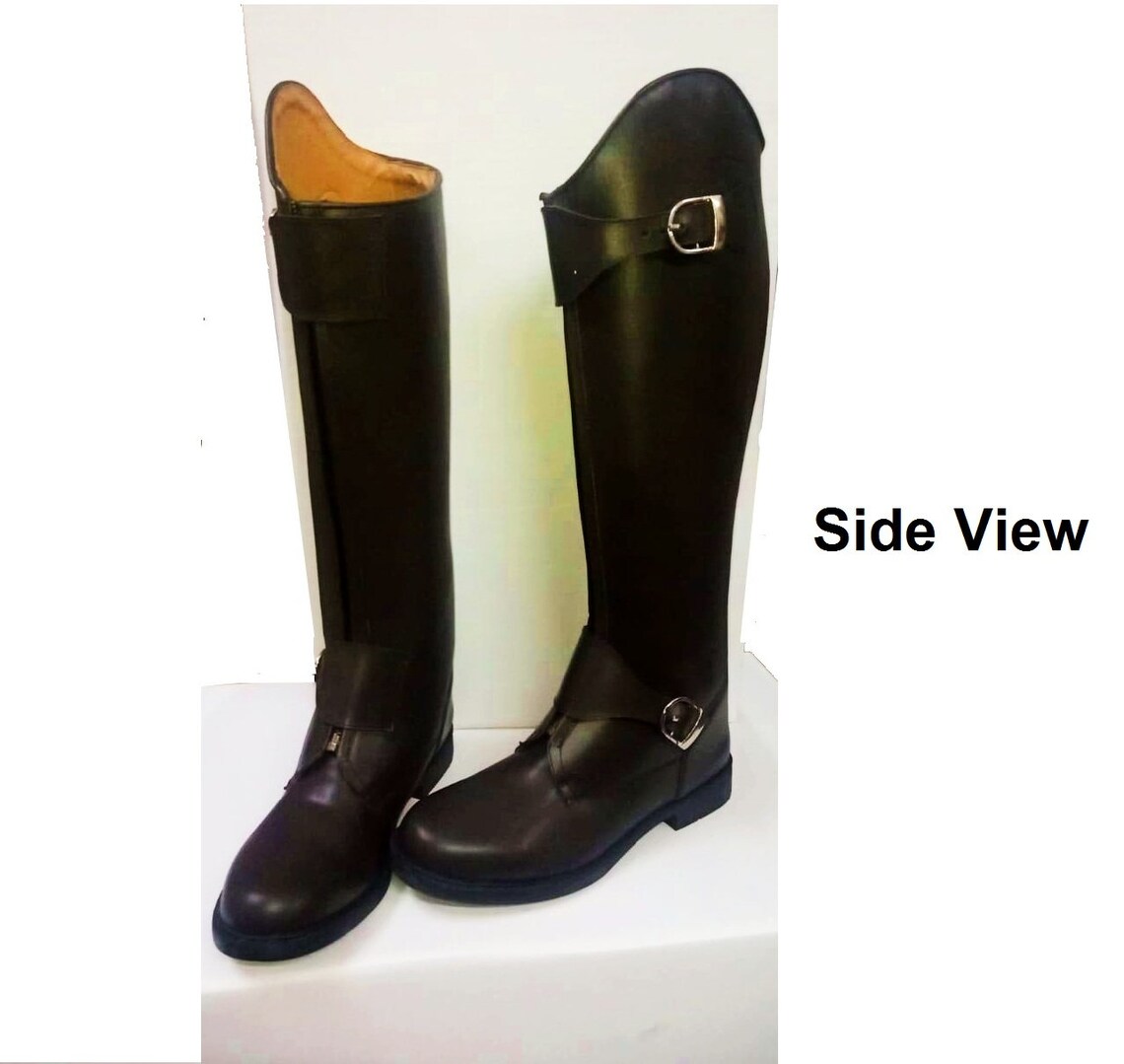 Rovadik Custom Made Riding Polo Boots, Genuine Leather Polo Riding Boots Equestrian Boots