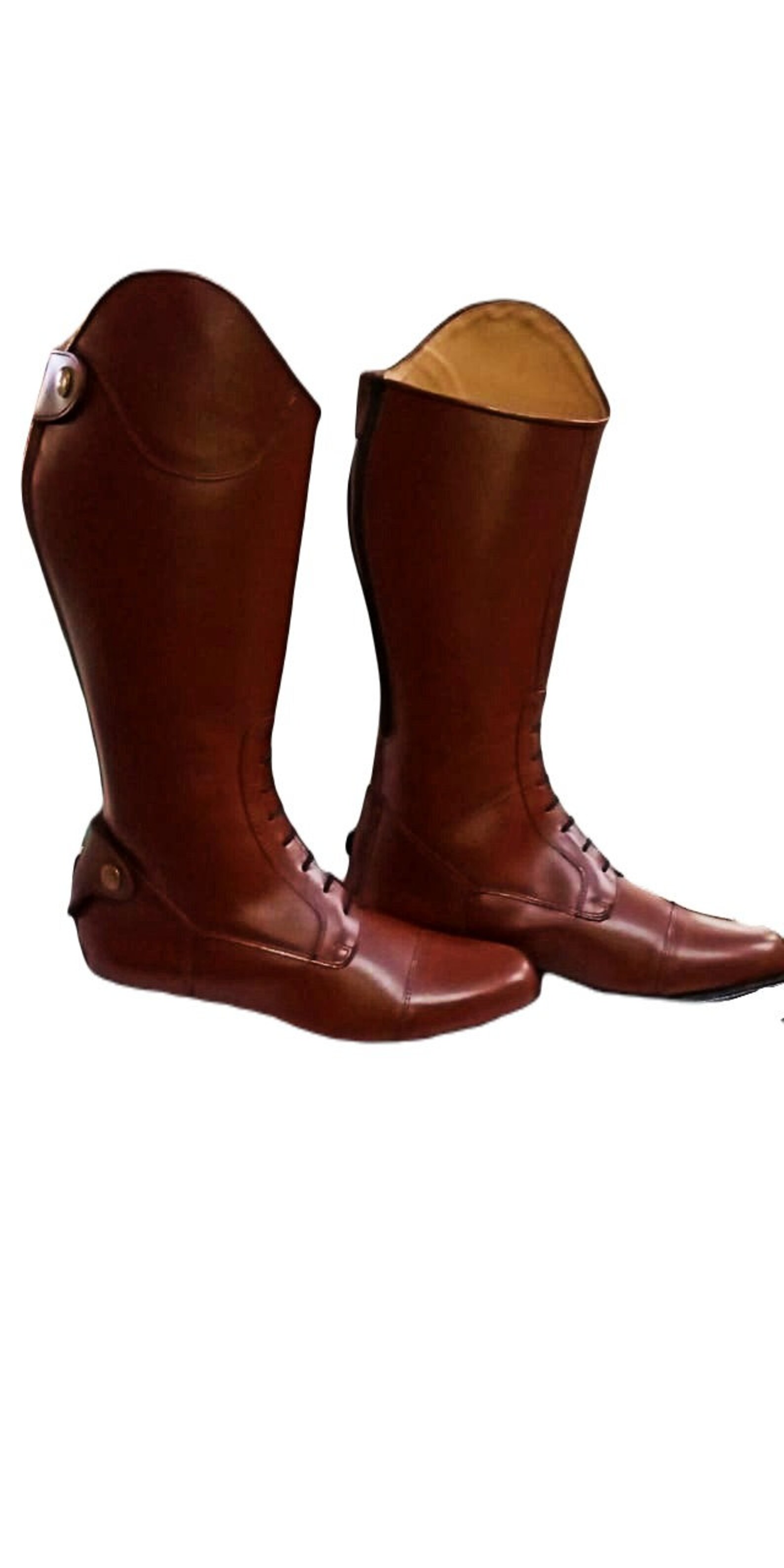Rovadik Custom Made Riding Boots, Genuine Leather Riding Boots