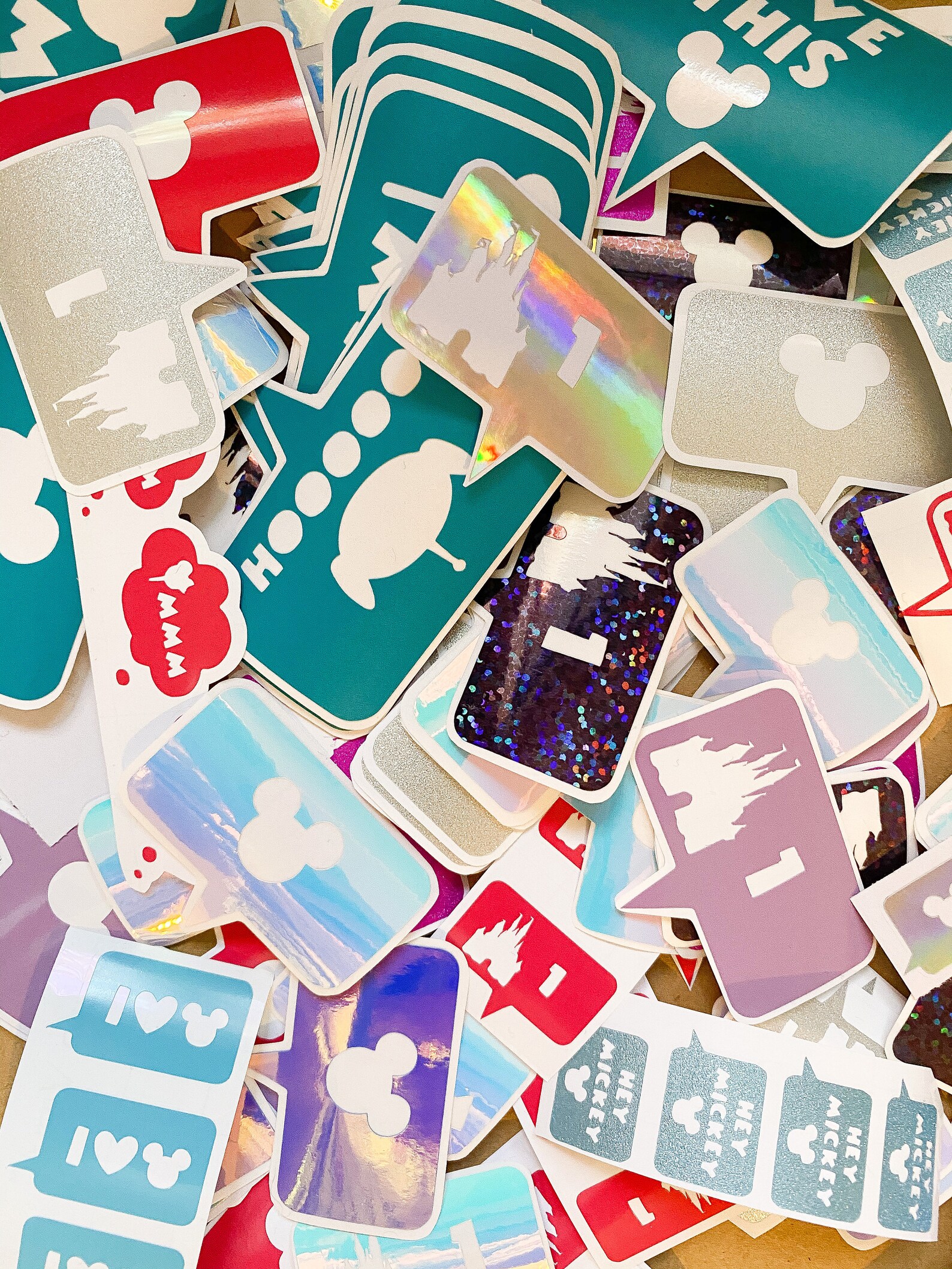 Disney Inspired / Disney Style Scrapbook Stickers / Stickers / - Etsy