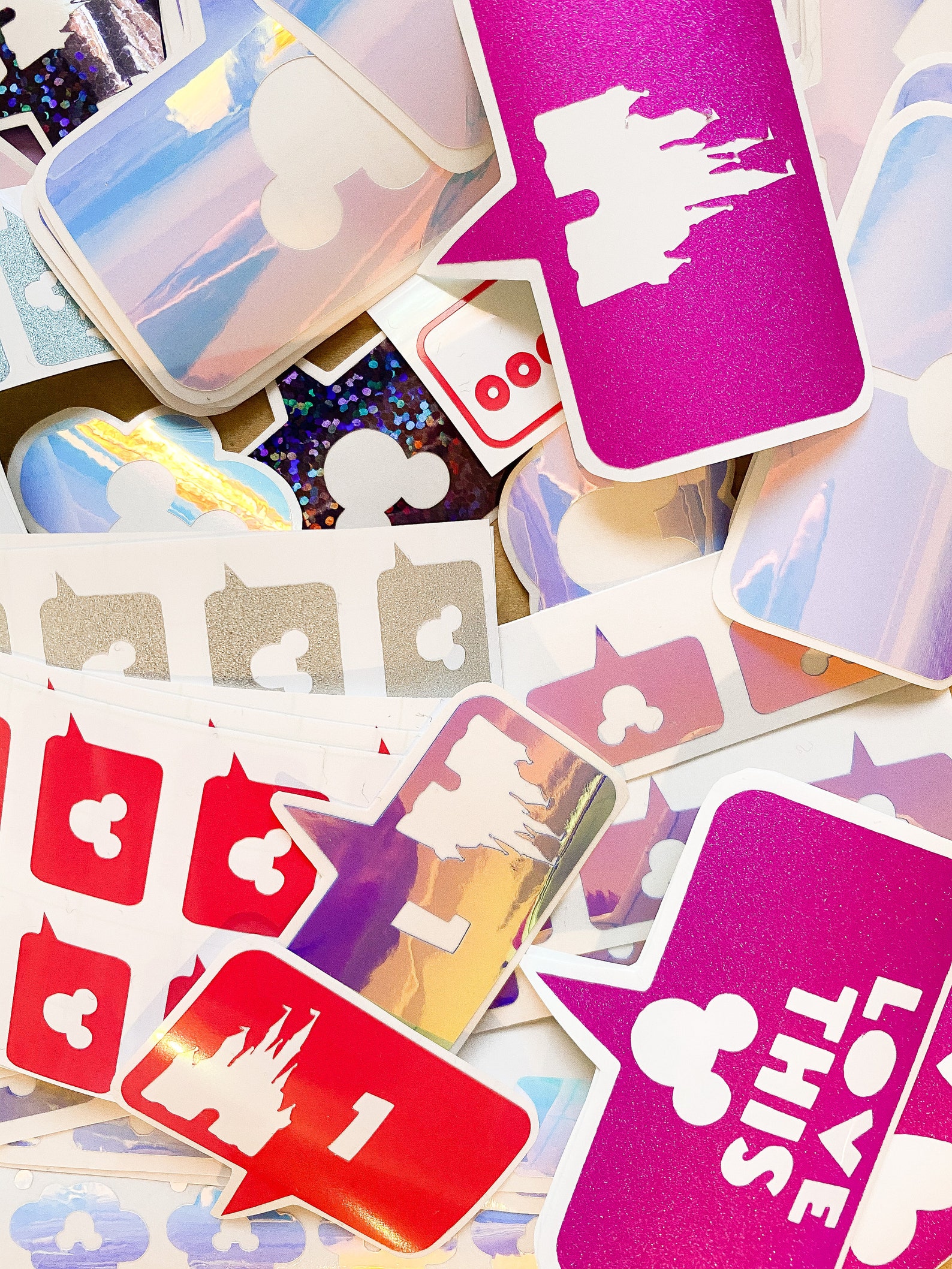 Disney Inspired / Disney Style Scrapbook Stickers / Stickers / - Etsy