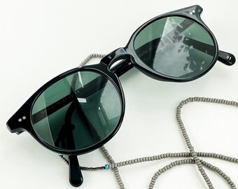 Spigli Brillenketten Portofino Ombra Meriggiare (Grau) Glasperlen