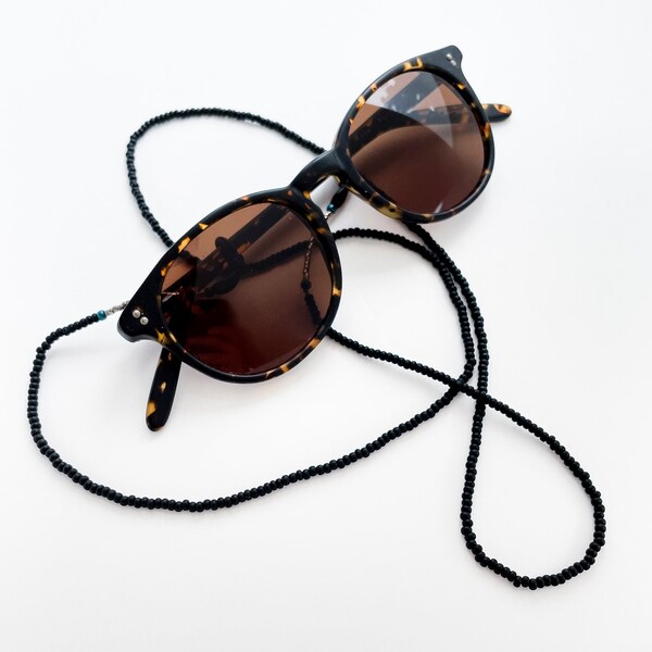 Spigli Brillenketten Portofino Ombra Notte schwarz matt