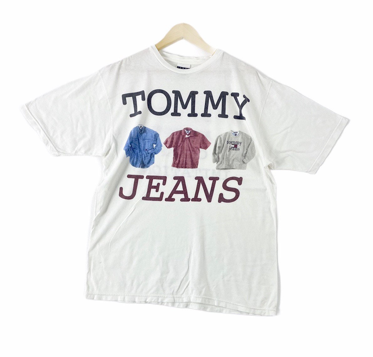 vintage 90s tommy hilfiger do not accept cheap imitations lolife american hip hop rap tees tupac biggie dogg promo t-shirts