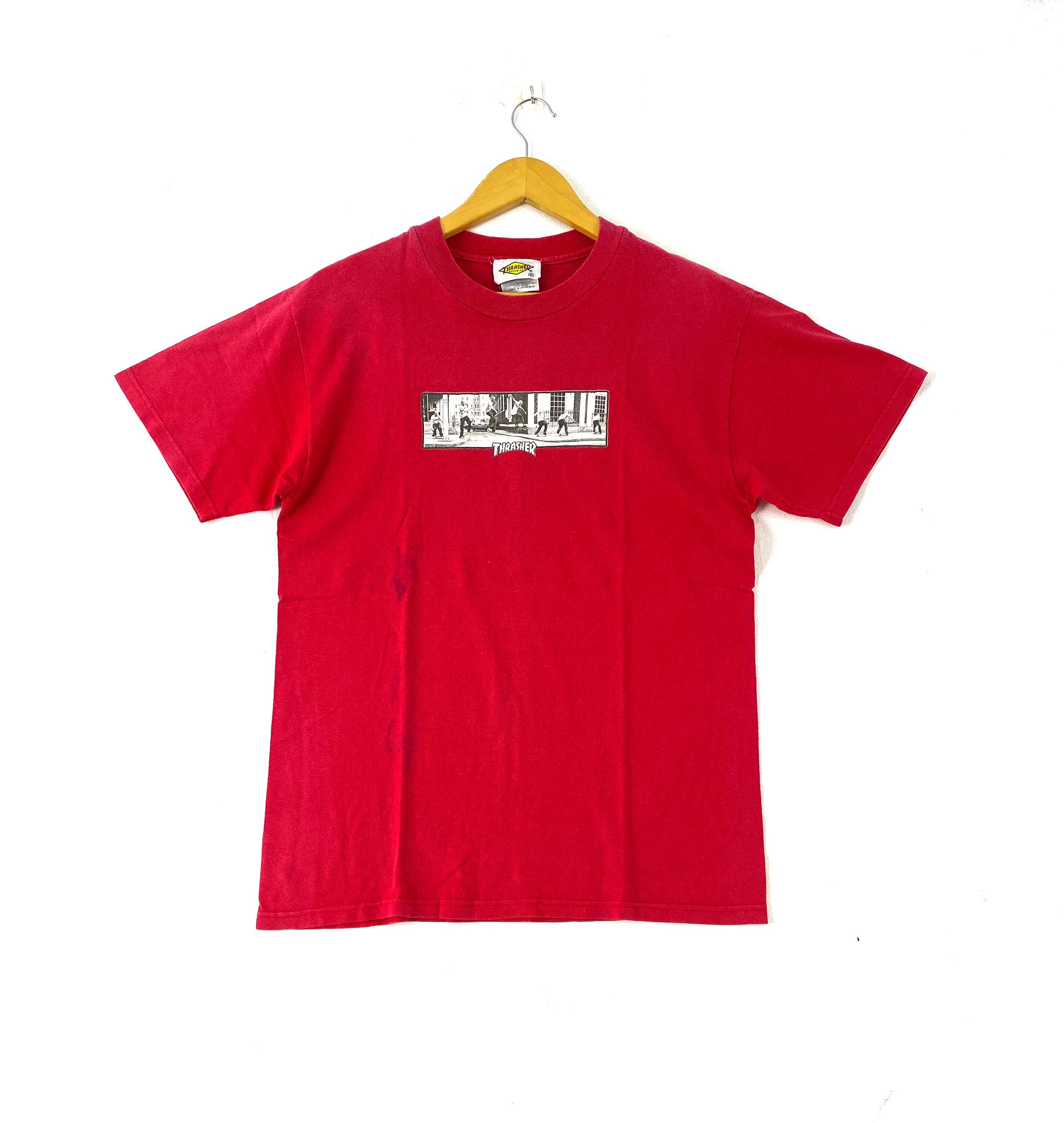 Vintage 90s Thrasher Box Logo Nice Design American Brand