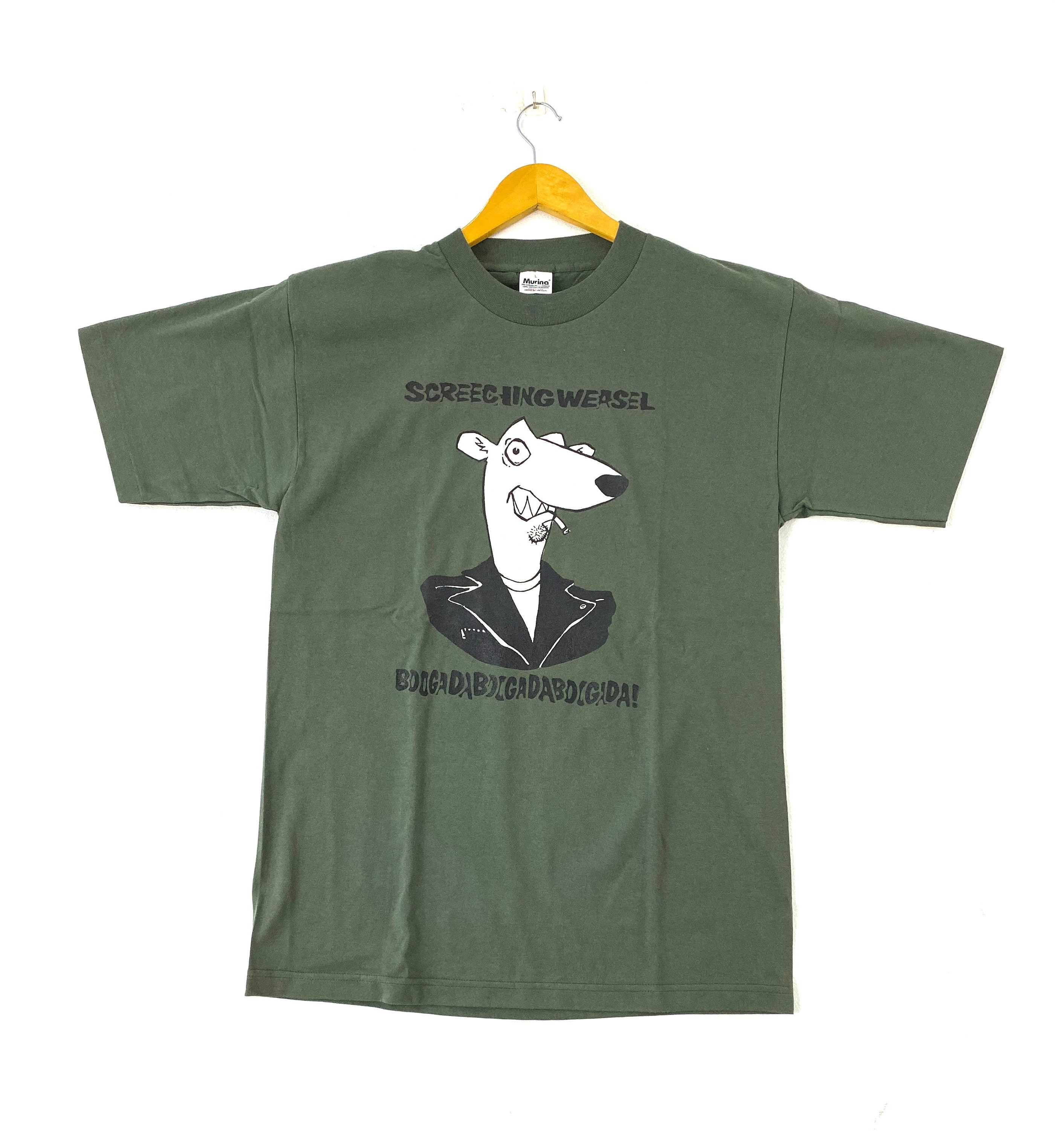 90s Screeching Weasel バンドTシャツ pop punk - hebrewsghana.com