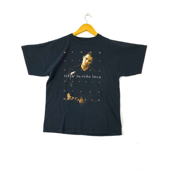 Vintage 90s 1999 Ricky Martin Livin La Vida Loca Nice Design Big 