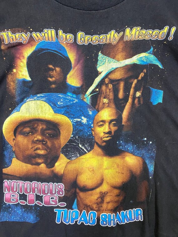 Vintage 90s Tupac Shakur Notorious B.i.g. Big Image Nice - Etsy Israel