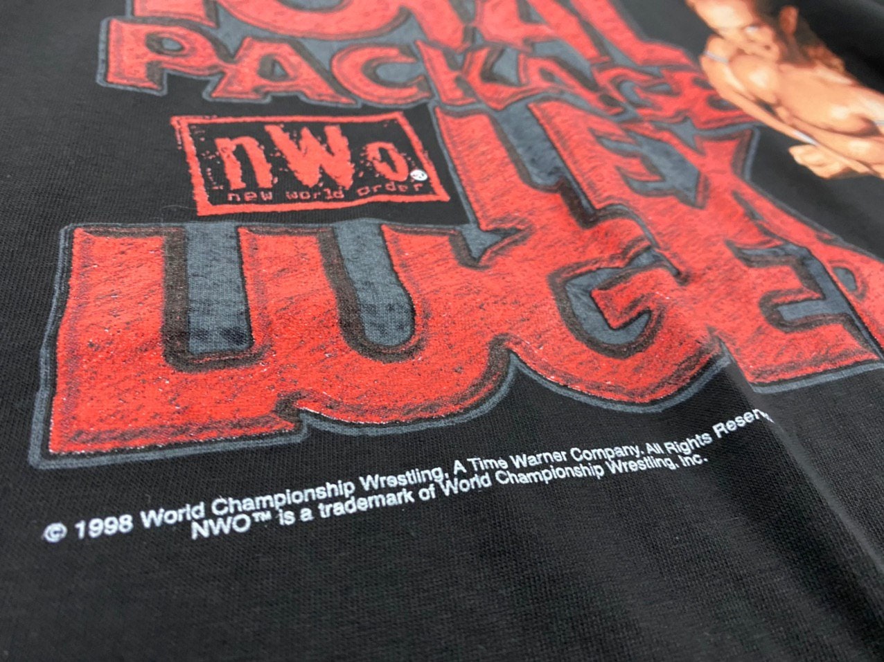 Vintage 90s 1998 Lex Luger the Total Package Big Image Nice Design