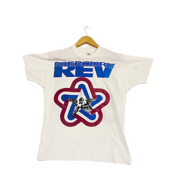 Vintage 90s 1991 MERCURY REV yerself is fu*ked album tour singles american indie rock band rare design collectable item grunge promo t-shirt