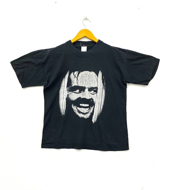 T-shirt The Shining - Noir Brodé - Taille M - Film Culte Horreur Stephen King Jack Torrance