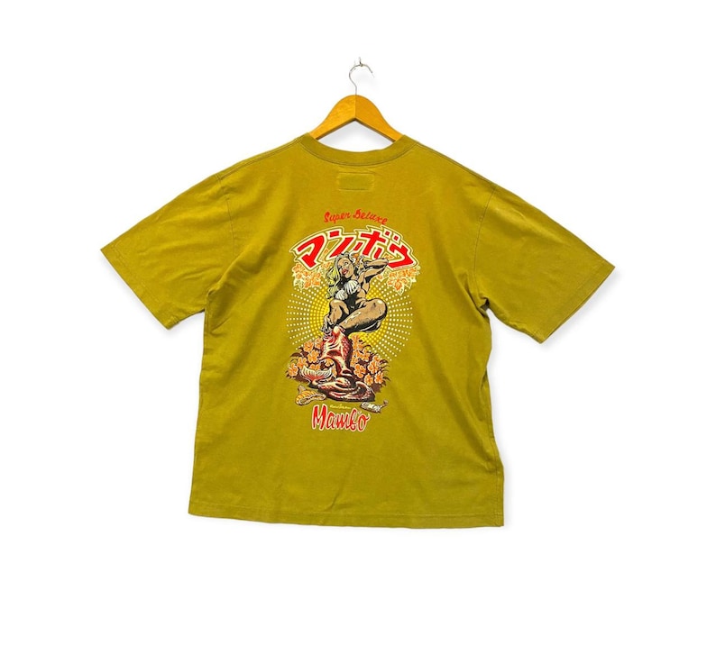 Vintage 90s 1999 MAMBO Rockin Jelly Bean Artwork Drawing Pop Art Rare