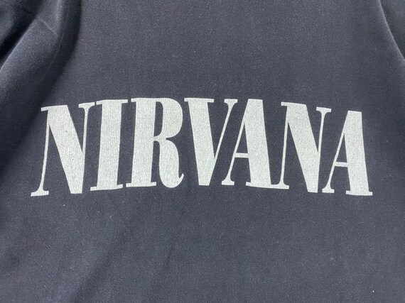 vintage 90s nirvana kurt cobain big image album t… - image 5