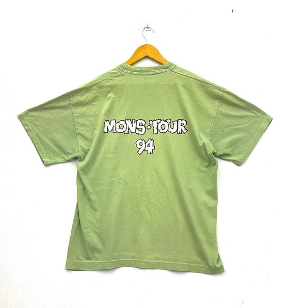 Vintage 90s 1994 NOFX mons-tour artwork drawing a… - image 2