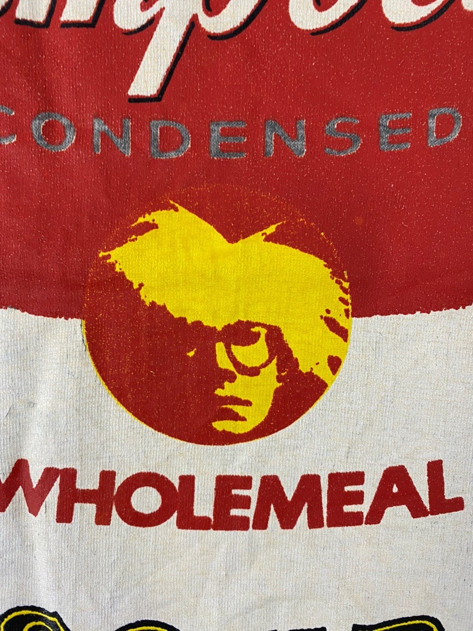 Vintage 80s 90s Andy Warhol Cambells Wholemeal Soup Artwork
