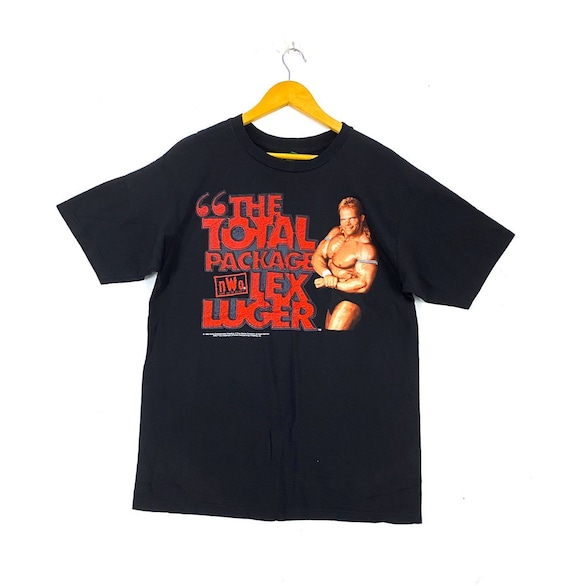 Vintage 90s 1998 Lex Luger the Total Package Big Image Nice Design