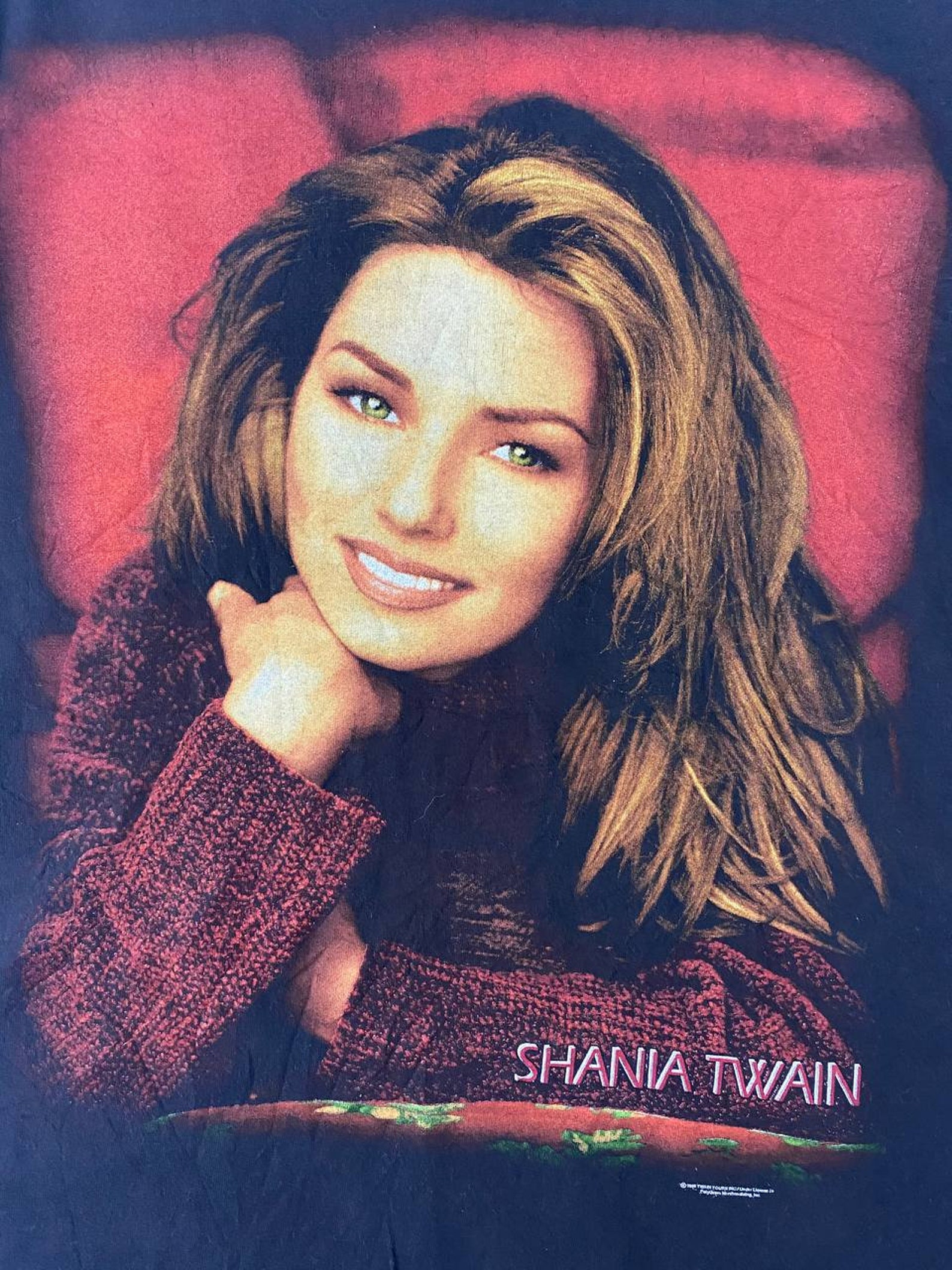Vintage 90s 1998 shania twain big image rare design canadian | Etsy