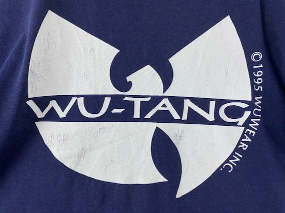 Vintage 90s 1995 wu-tang clan wu wear big logo nice d… - Gem Vintage 90s 1995 wu-tang clan wu wear big logo nice d… - Gem