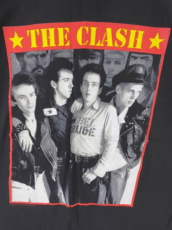 Vintage 90s the clash rebel truce photoprint albu… - image 3