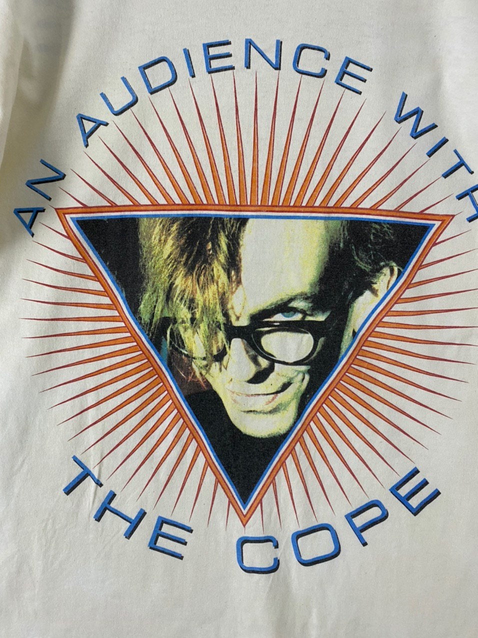 T-shirt Vintage 2000 Julian Cope, Audience With The Cope, Noir, XL, Coton
