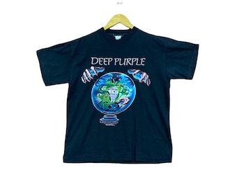 1990 Vintage Deep Purple Slaves and Masters Tour Tee Shirt - Etsy