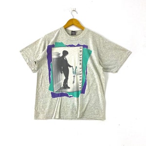 Vintage jaren &#39;90 Michelle Wright groot beeld zeldzaam ontwerp Canadese country muziek singer songwriter album tour singles scherm ster promo t-shirts