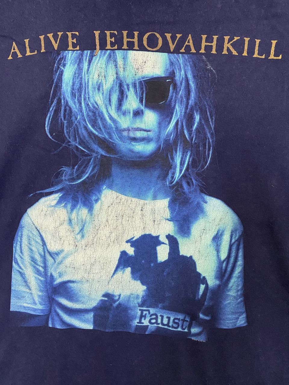T-shirt Vintage 2000 Julian Cope, Audience With The Cope, Noir, XL, Coton