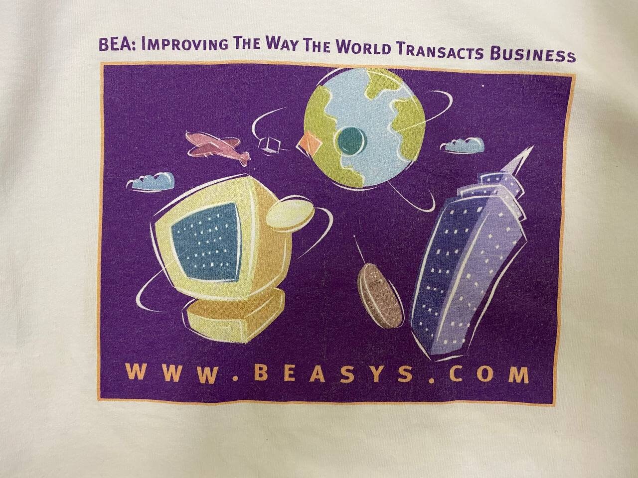 Vintage 90s BEASYS the Enterprise Middleware Solution Artwork Drawing ...